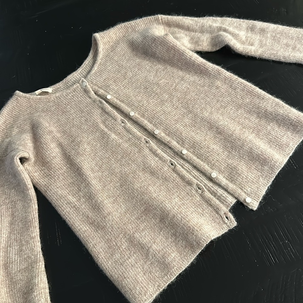 Sezane Gaspard Cardigan - Light Beige | Size XXS